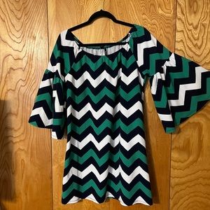 Dress with Bell Sleeves